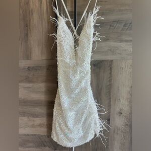Sparkly Feather dress